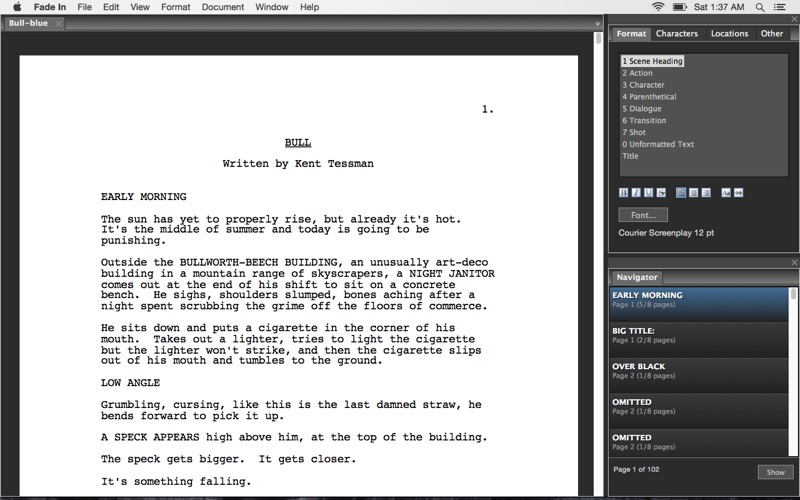 Best free script writing software for mac free